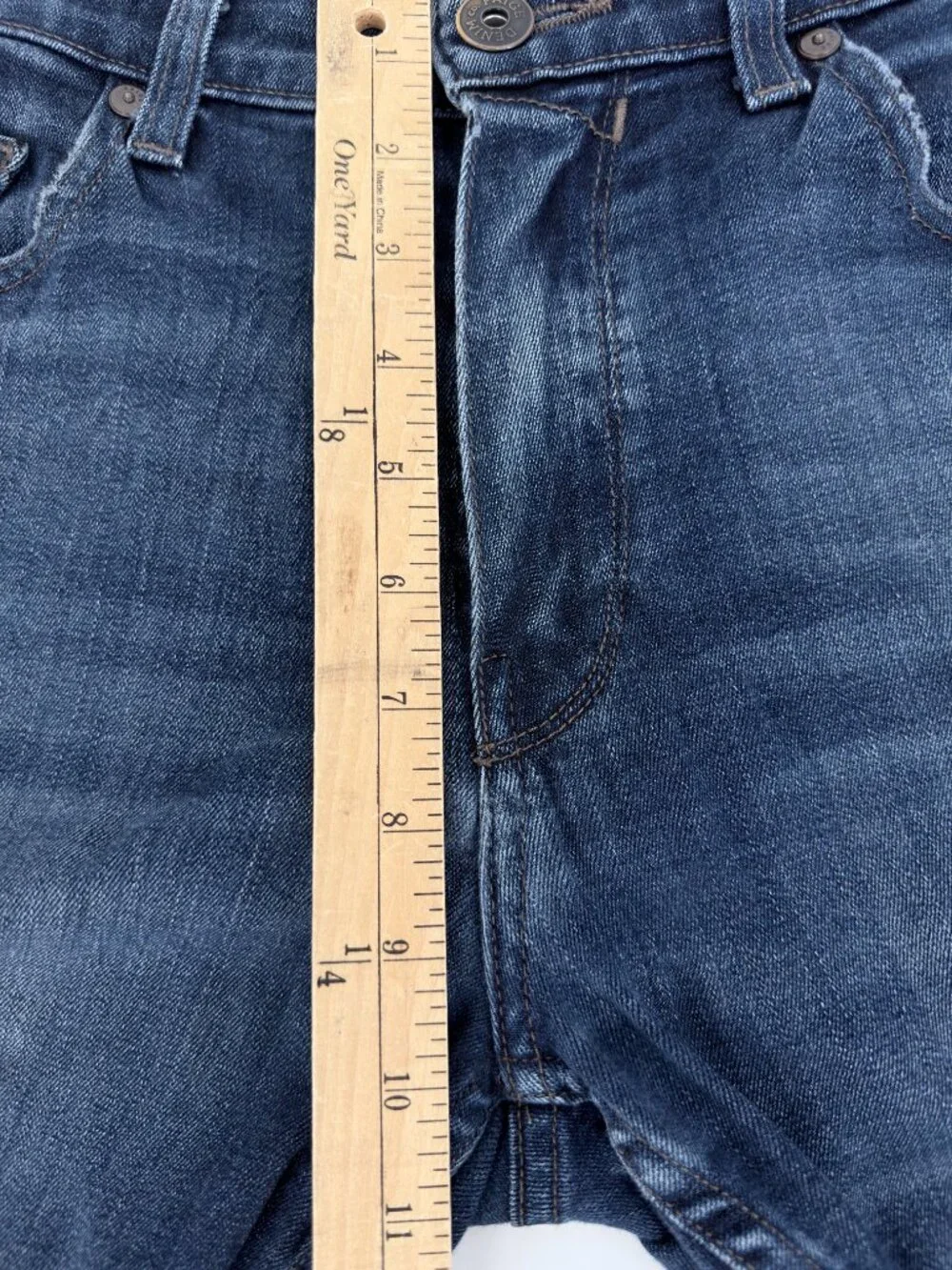 PAIGE Lennox Premium Stretch Jeans Medium Wash 36x33 USA